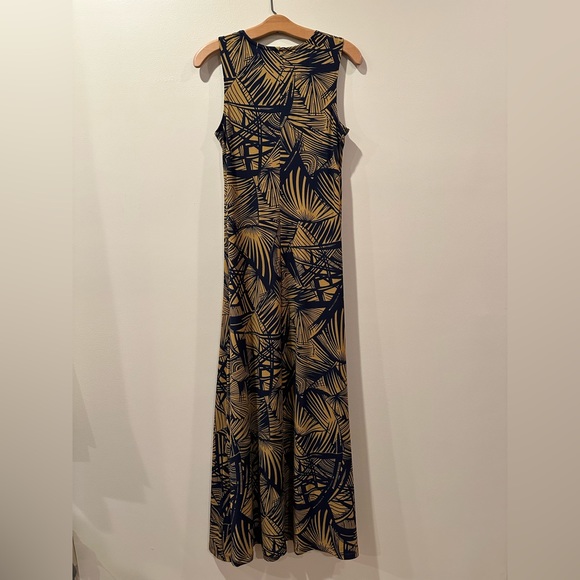 Attitudes maxi dress with jacket. Navy and Tan. Size XS - Picture 2 of 14